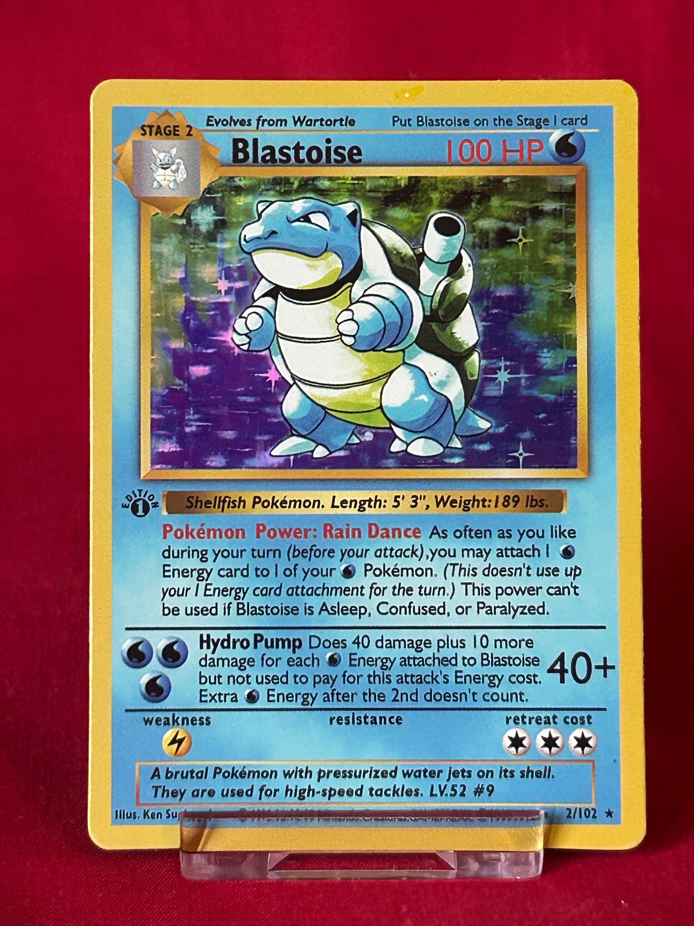Shadowless Blastoise 1st Edition - Etsy