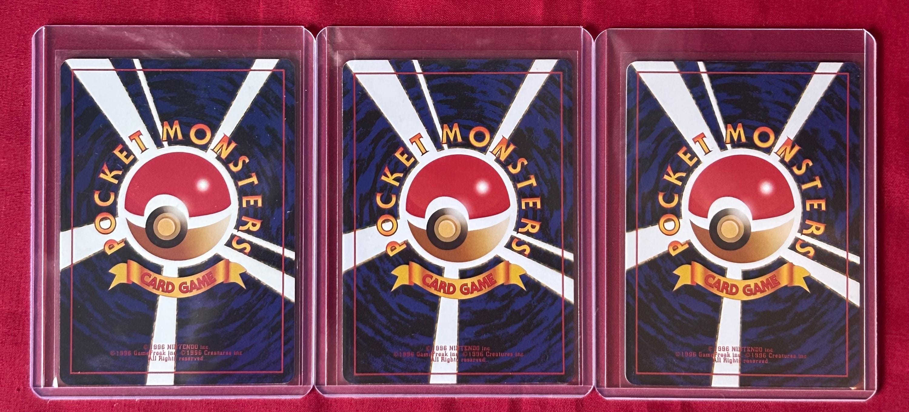 Holo Charizard, Blastoise and Venusaur CD Promo Japanese Pokemon