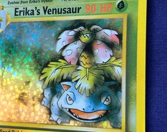 Holo 1st Edition Erika's Venusaur 4/132 Gym Challenge Set Pokemon