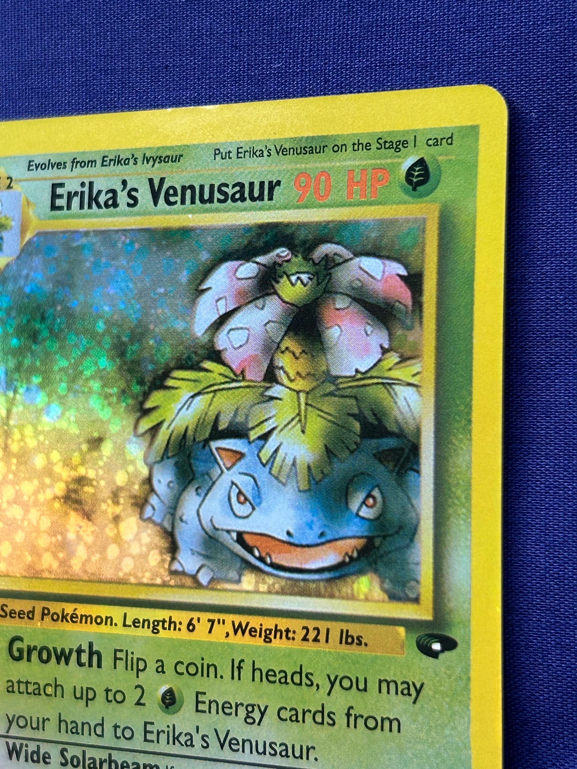 Holo 1st Edition Erika's Venusaur 4/132 Gym Challenge Set Pokemon