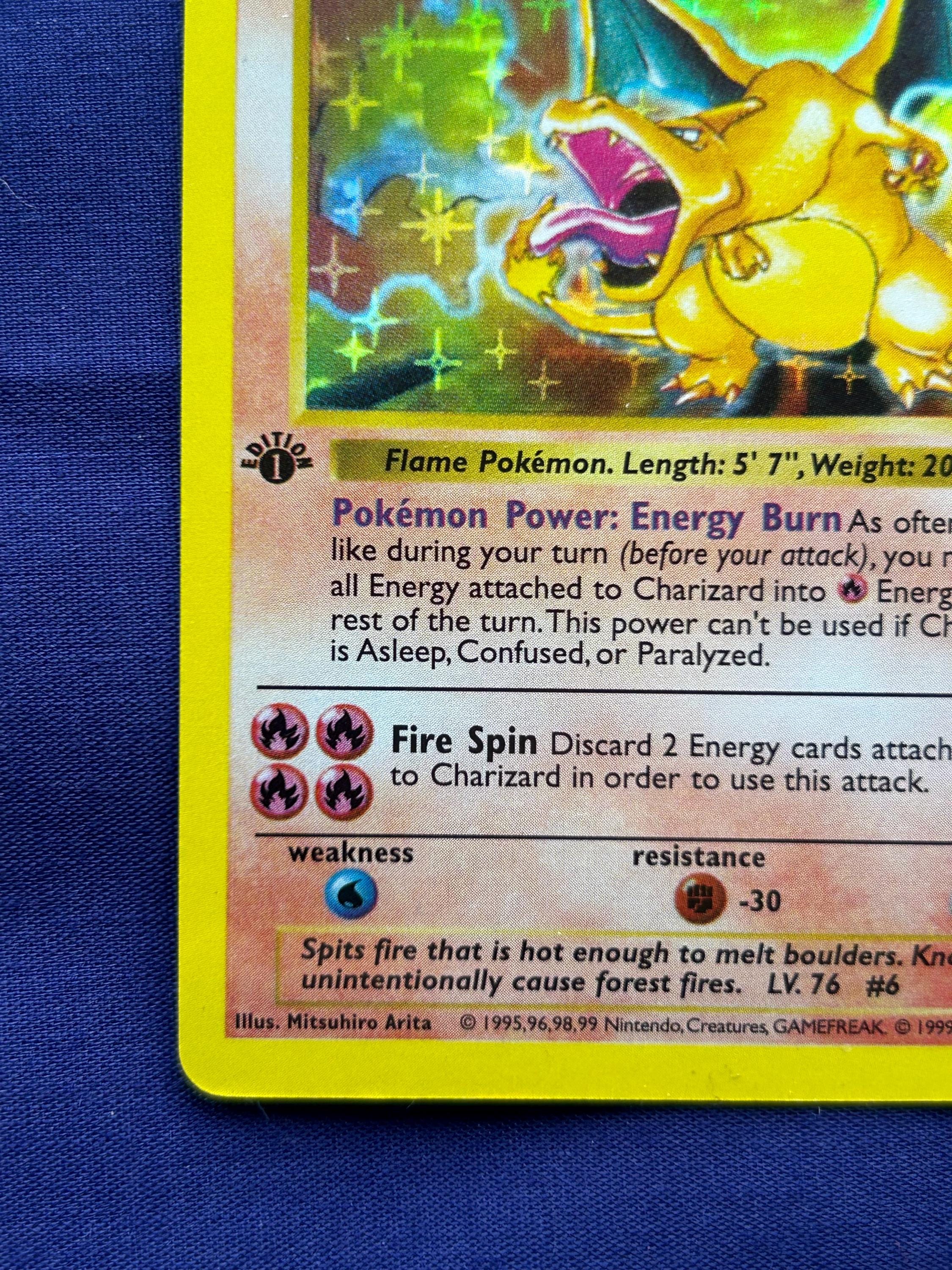 スターホロ 1stエディション リザードン ポケモンカード ベースセット