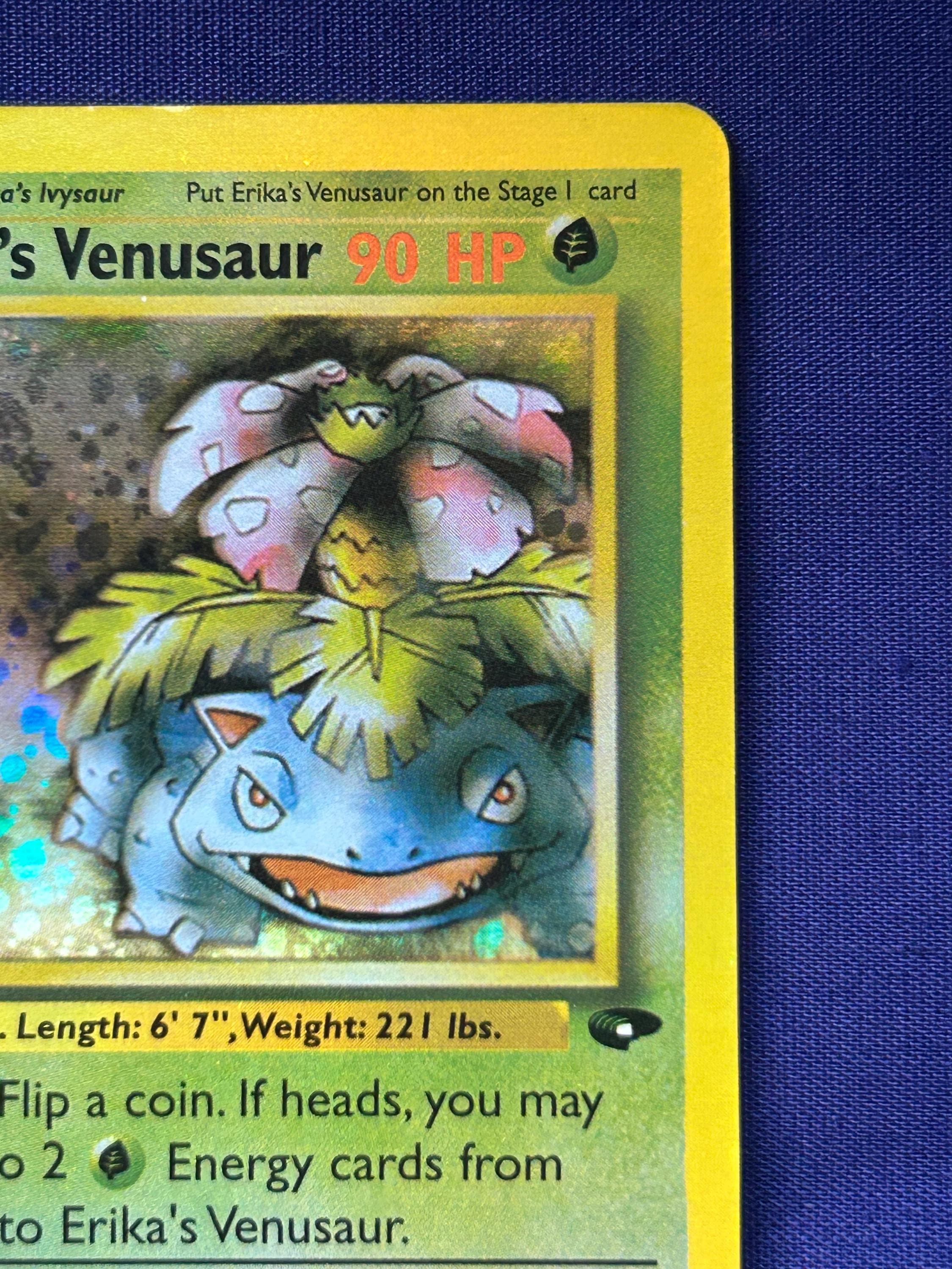 Holo 1st Edition Erika's Venusaur 4/132 Gym Challenge Set Pokemon