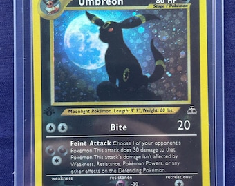 how much does a umbreon pokemon card cost POKEMON Trading Card stage 1 Umbreon HP110 130/197 2023