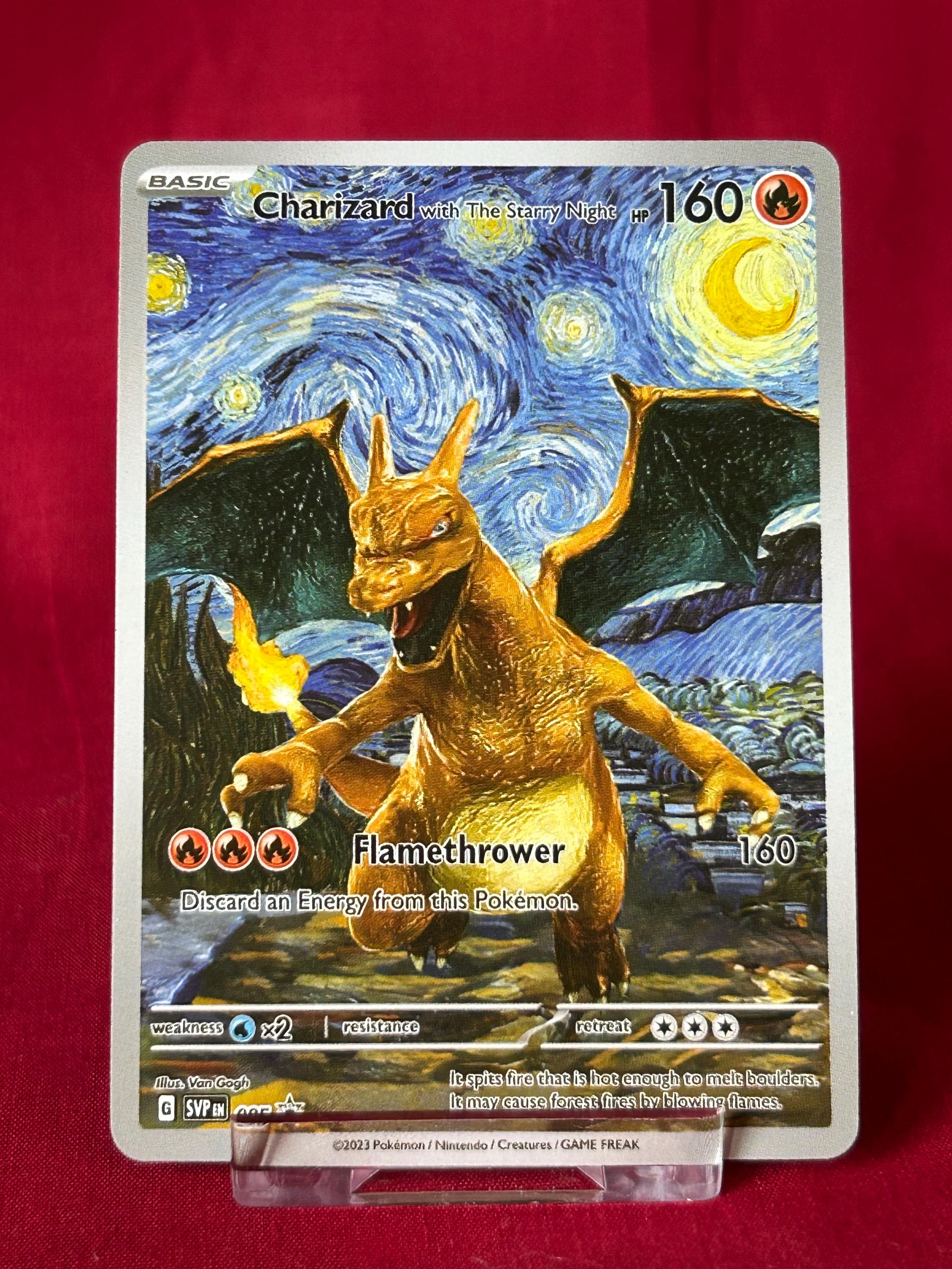 Pokémon card Starlight Night 18cardset Van Gogh Museum Cards X18 Pokemon Cards Proxy Card Immaculate Mint