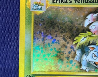 Holo 1st Edition Erika's Venusaur 4/132 Gym Challenge Set Pokemon