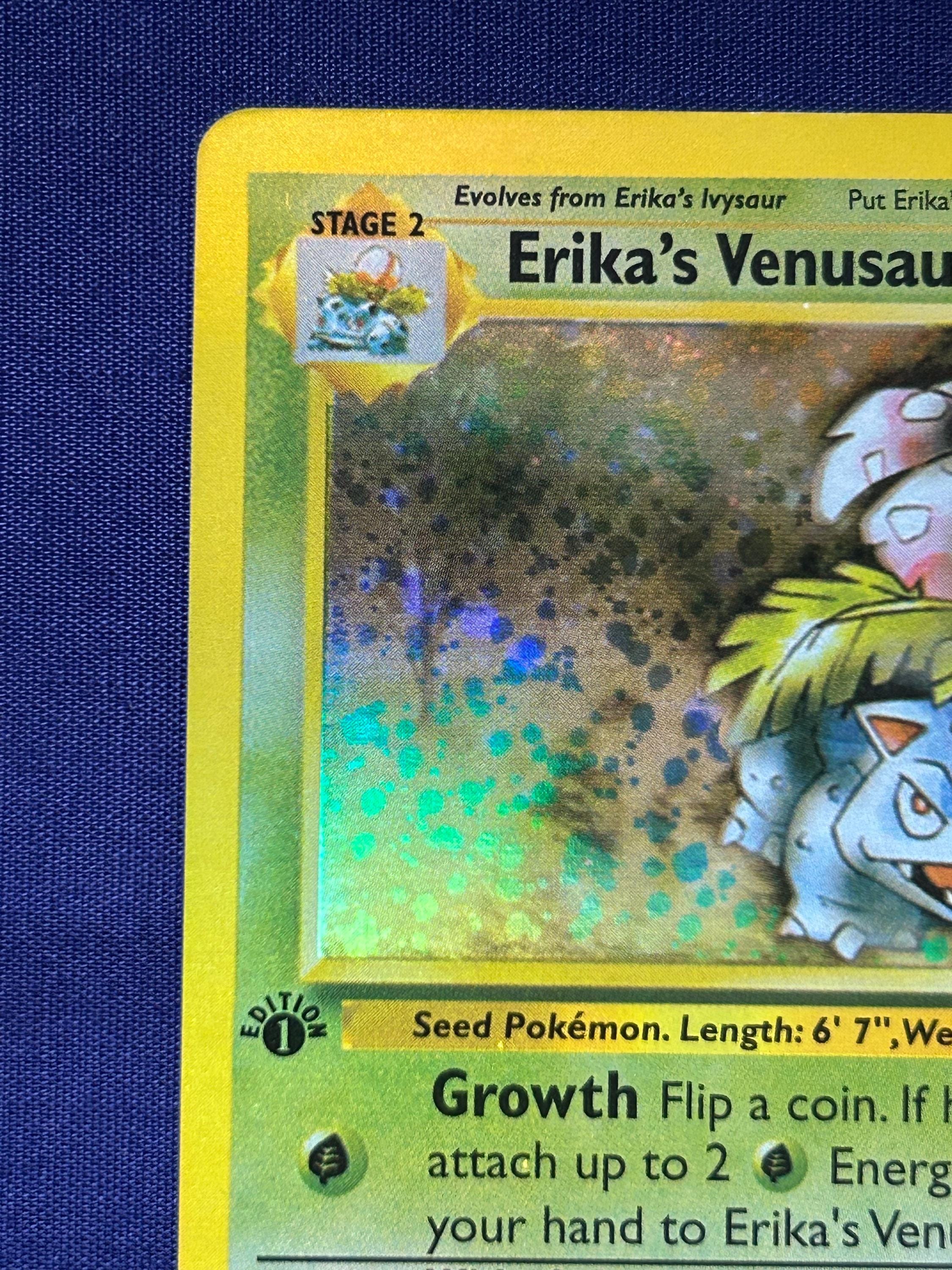 Holo 1st Edition Erika's Venusaur 4/132 Gym Challenge Set Pokemon