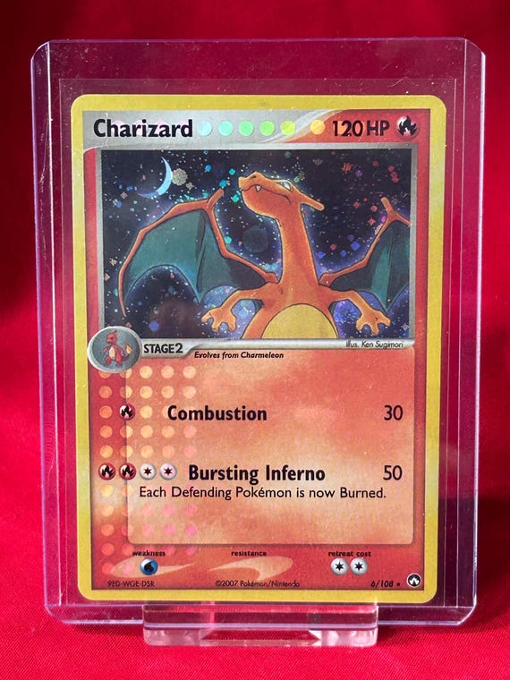 Holo Charizard EX 6/108 Power Keepers Pokemon Card Holographic