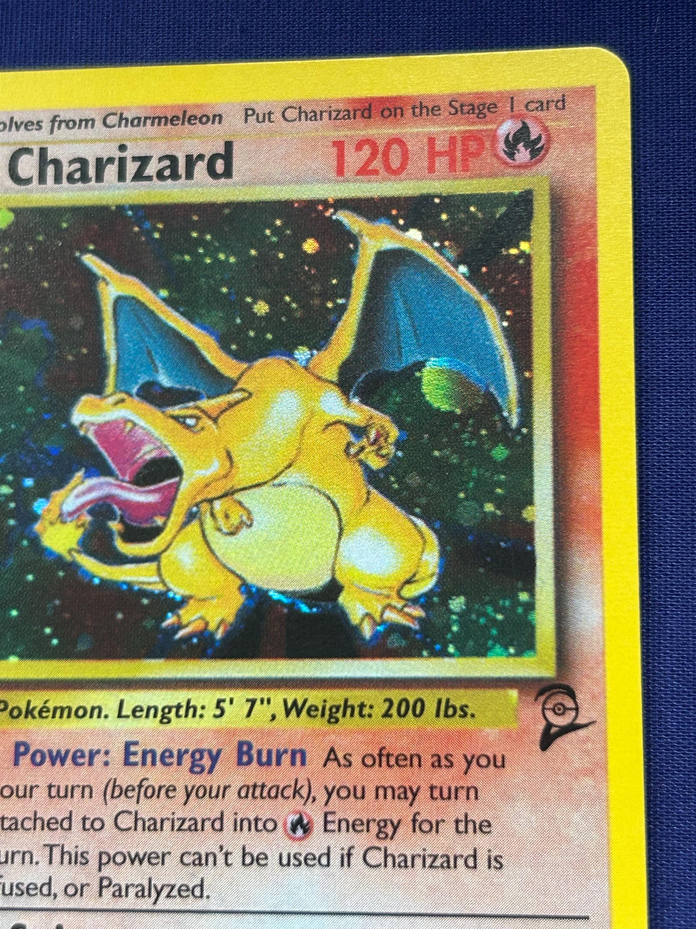 original charizard holographic card Lot Celebrate the incredible history of the TCG hobby by adding this Charizard 1999 Pokemon Base Set Holo Rare #4 PSA Authenticated 6 Card to your vault Holo Charizard 4/130 Pokemon Card