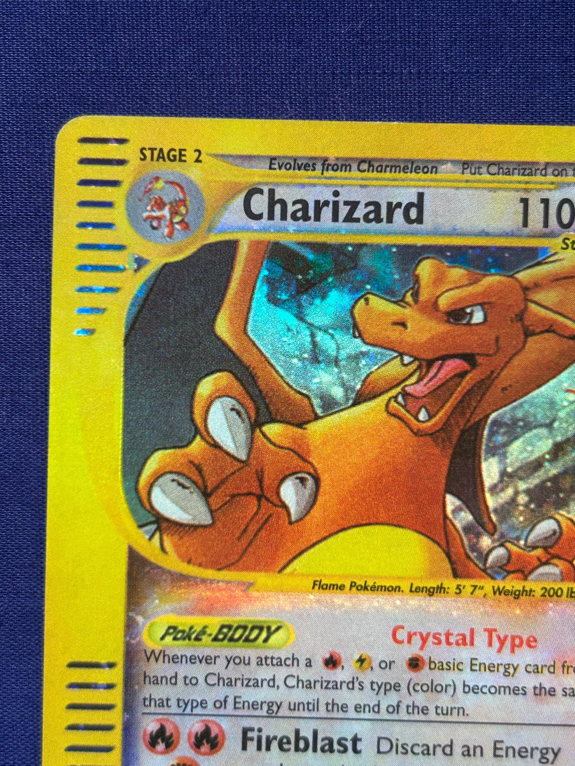 Holo Charizard 146/144 Pokemon Card Crystal Skyridge Set