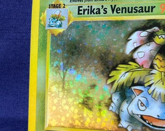 Holo 1st Edition Erika's Venusaur 4/132 Gym Challenge Set Pokemon
