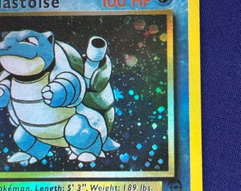 blastoise holographic card Blastoise Holographic Pokmon TCG Pocket Self Made Card - Sharp Details!