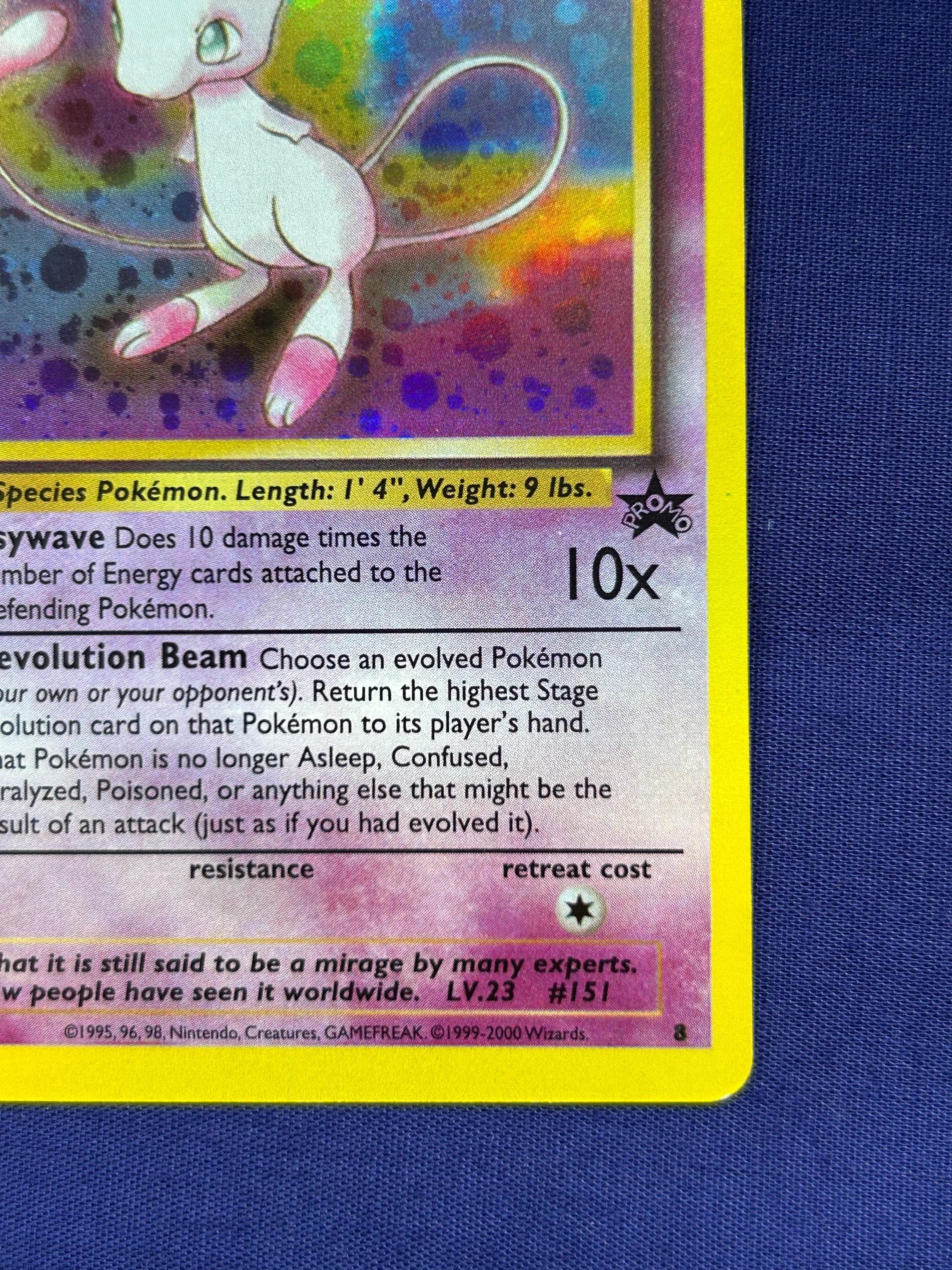 mew promo pokemon card price - #8 Psychic / 50 / Basic Attack 1 Holo Mew Black Star Promo
