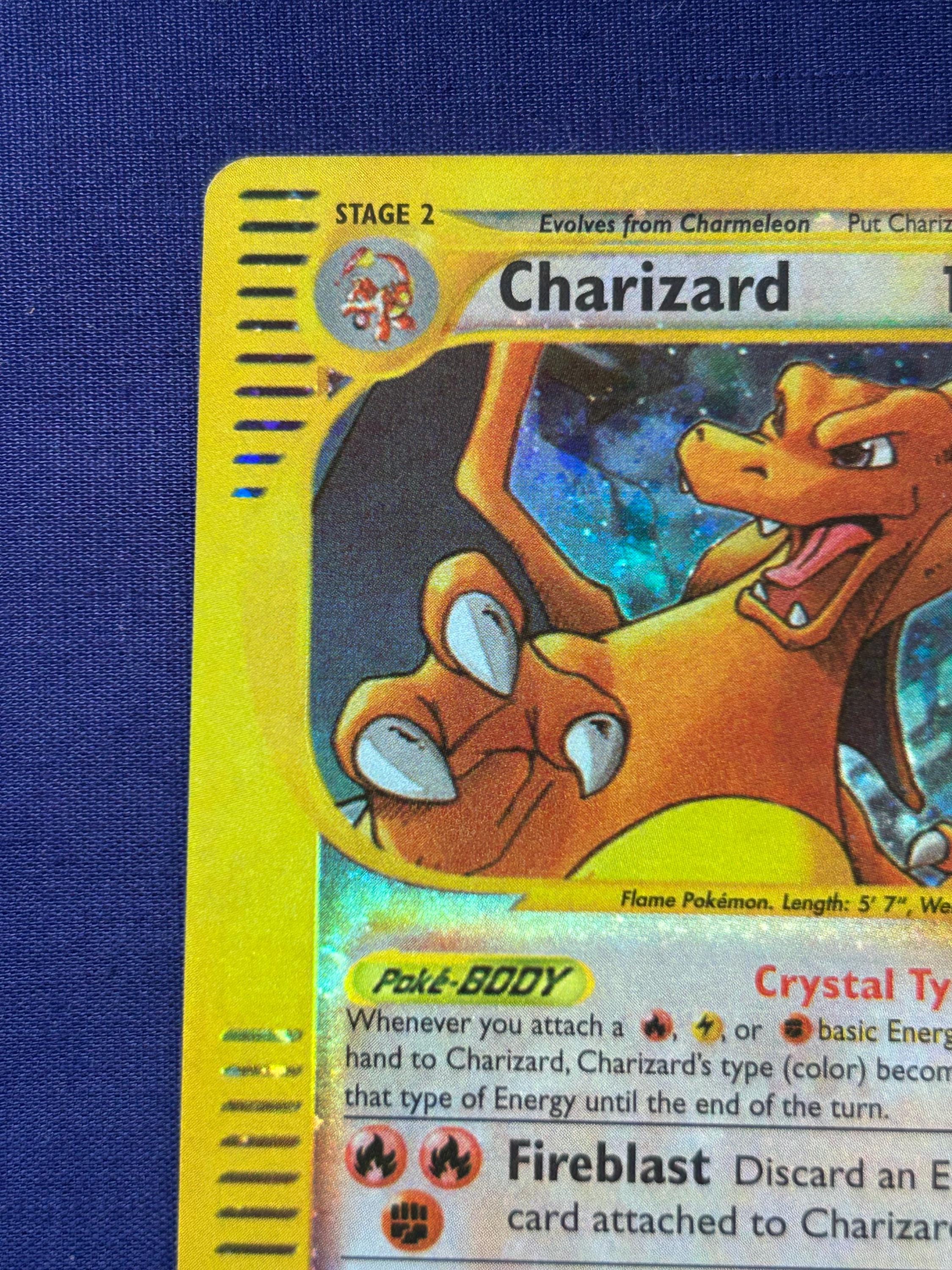Holo Charizard 146/144 Pokemon Card Crystal Skyridge Set Holographic Card  Proxy Card Immaculate Mint Quality - Etsy