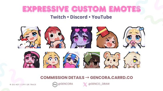 Espressive Custom Emotes for Twitch, Discord & Youtube