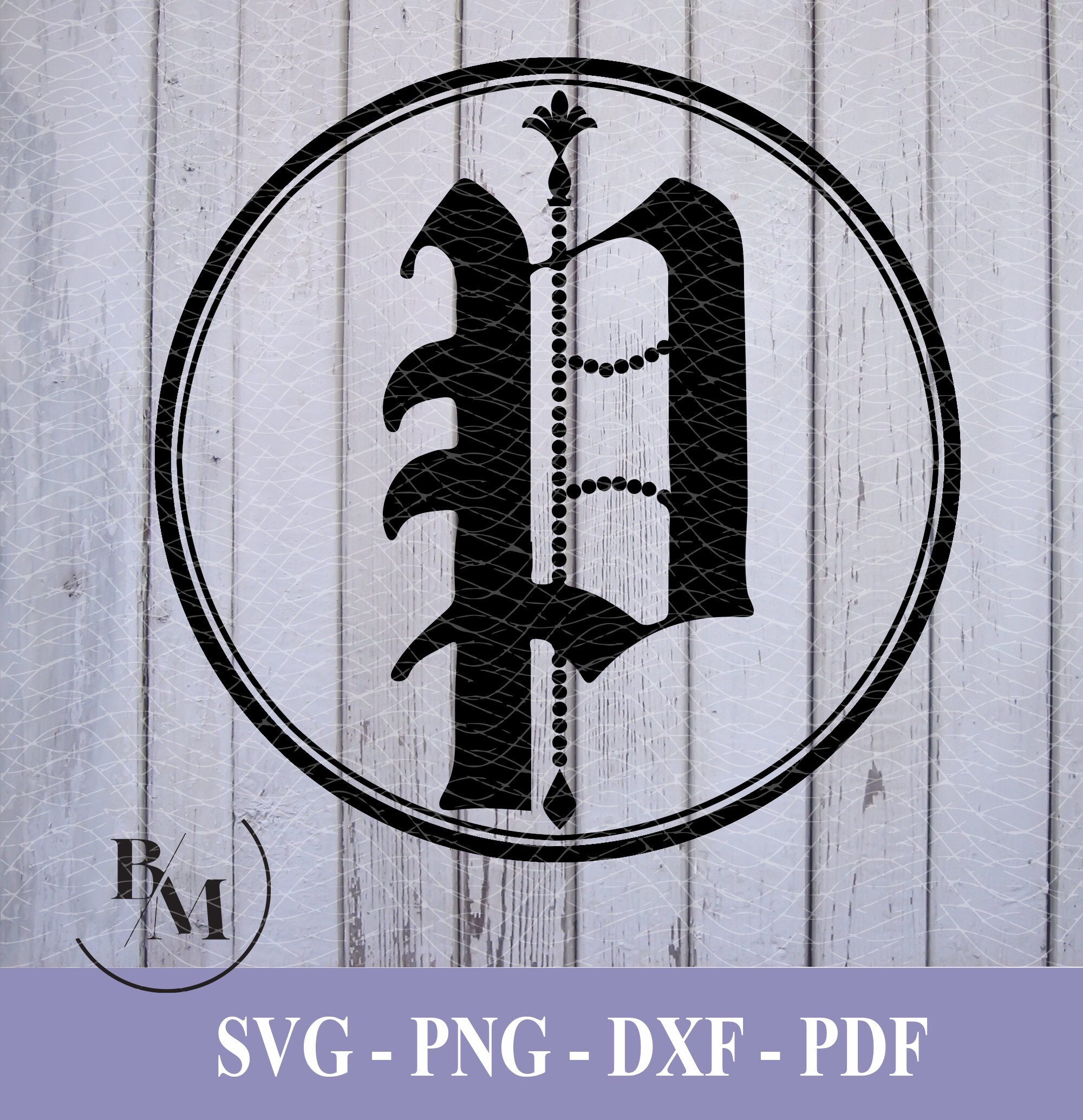 Download P-Monogram Letter svg png pdf dxf Downloadable File | Etsy