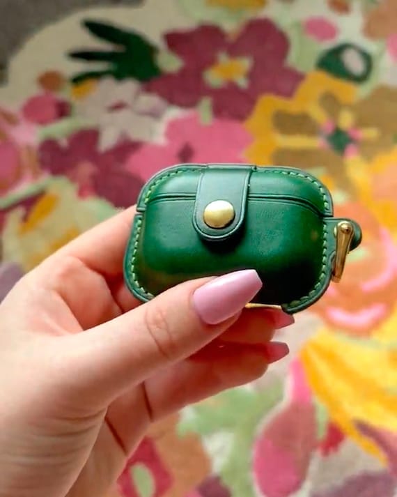 Handmade leather AirPods cases. All models, including AirPods Pro 3.
