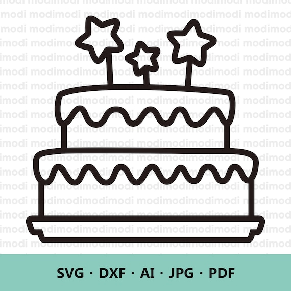 Download Birthday Cake Svg Birthday Cake Clipart Cake Clipart Cake Etsy