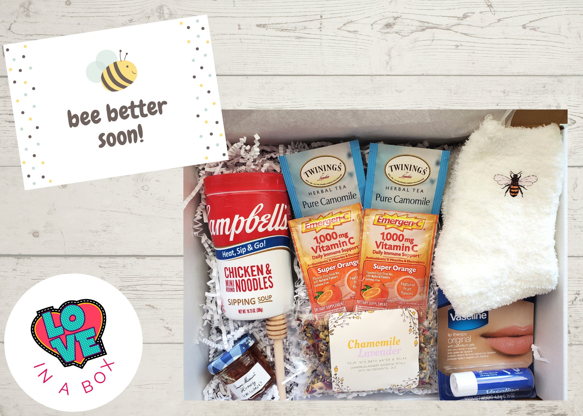 Get well care box Get Well Gift Care Package Get Well Etsy