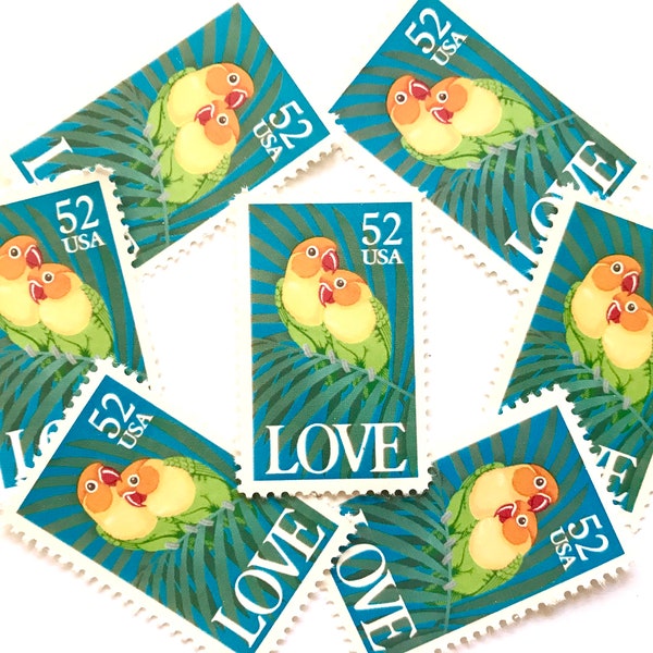 Love Bird Stamp Etsy