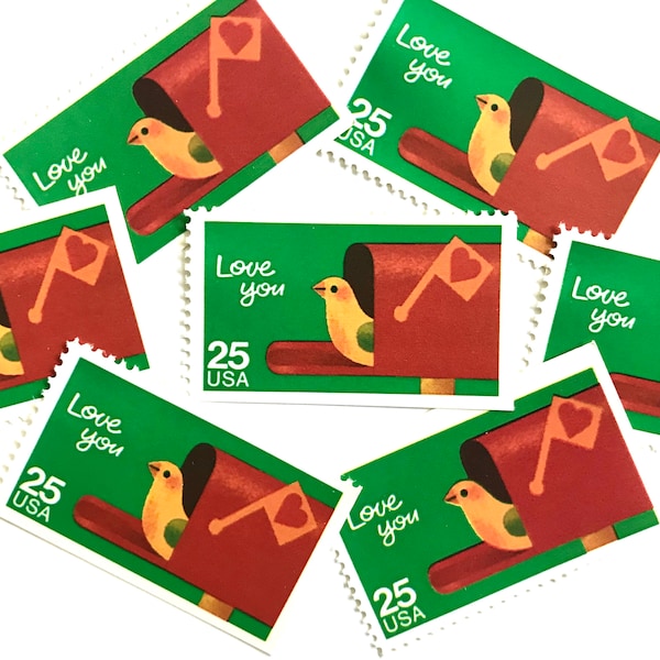 Love Bird Stamp Etsy