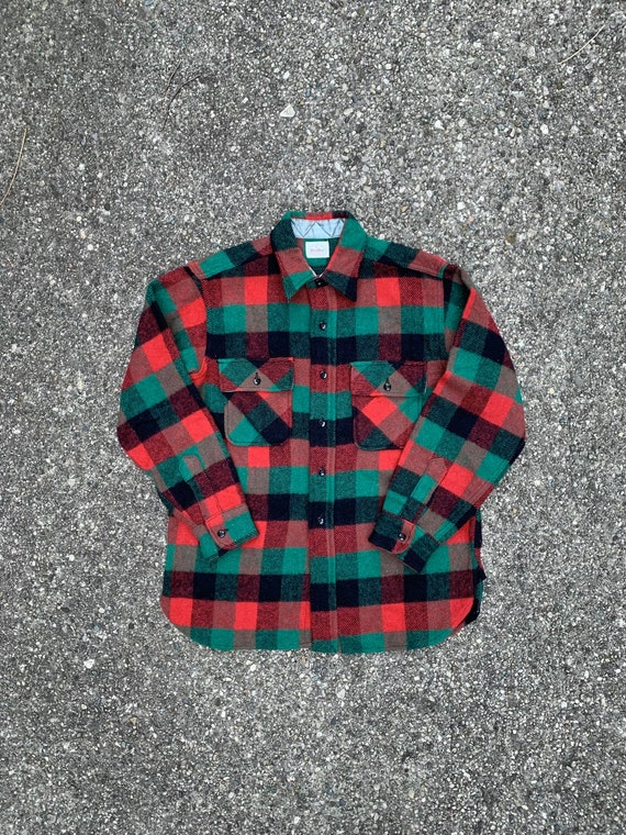 1950s Five Brothers vintage flannel shirt wool.