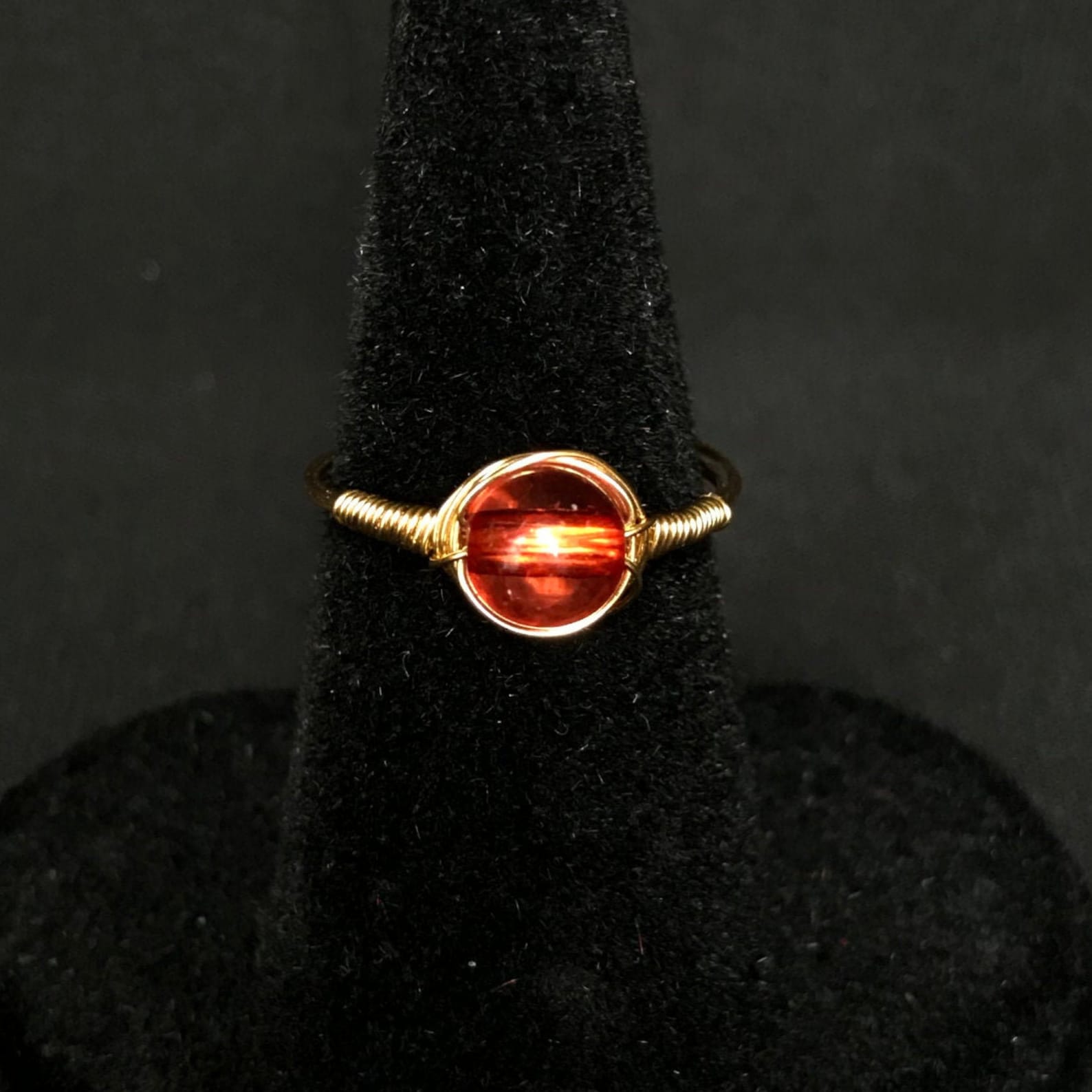 Wanda Maximoff/ Scarlet Witch Avengers Age of Ultron Gold Wire Ring ...