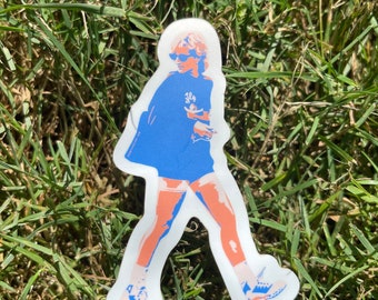 Diana in Bike Shorts Sticker