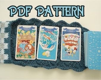 Tarot Bag & Reading Mat | Crochet PDF Pattern | Crochet Tarot Case