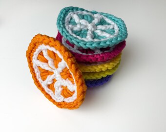 Obstschale Scrubbies | Zweierpack | Waschbarer Schwamm