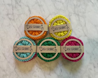 BULK Dish Scrubbies | Zweierpackungen | Waschbarer Schwamm