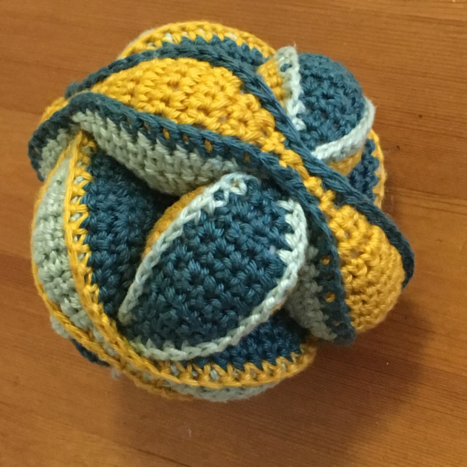 Amish Puzzle Ball Etsy