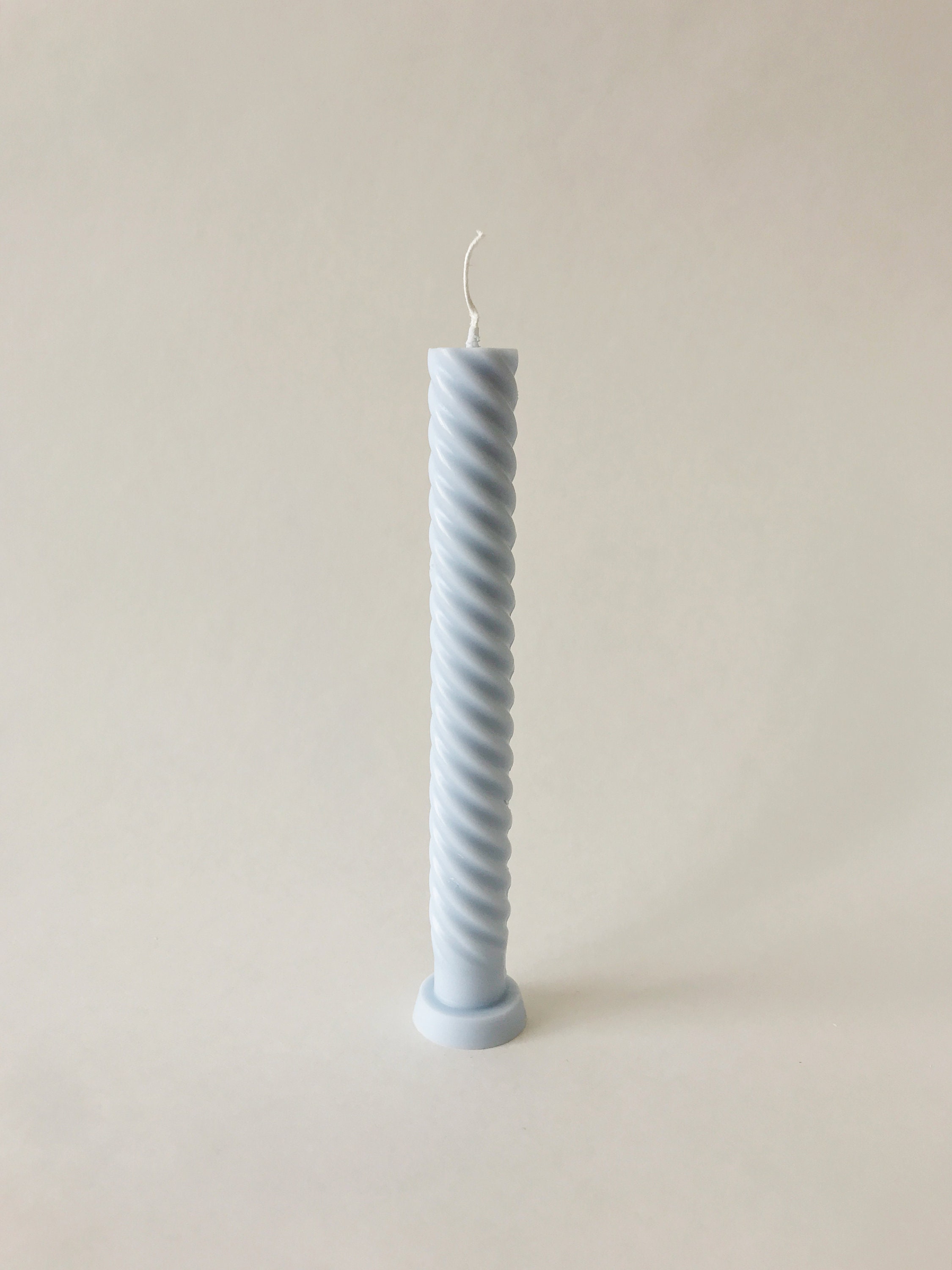 Twist Taper Candle. Pastel Candle Aesthetics. Soy Wax Candles. - Etsy ...