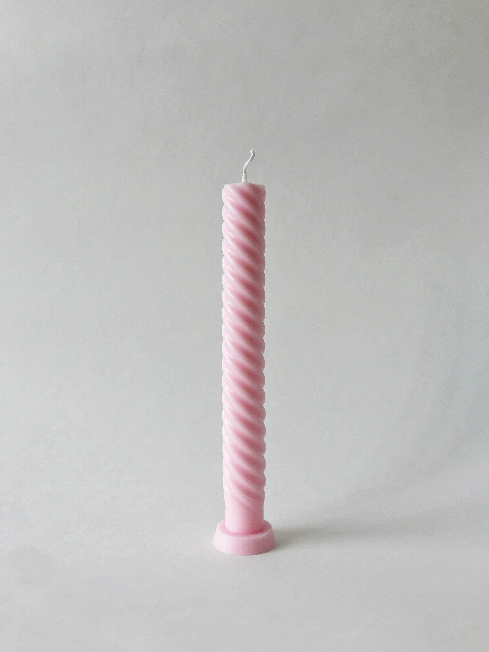 Twist Taper Candle. Pastel Candle Aesthetics. Soy Wax Candles. Etsy