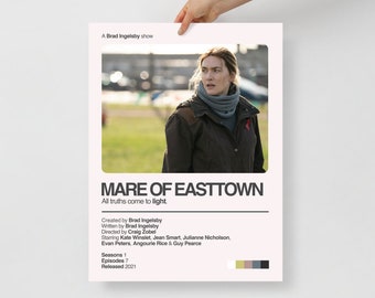 MARE OF EASTTOWN Kate Winslet Guy Pearce Television Tv Show Crime Thriller Detective Cop Program Hbo Sky Pennsylvania MinimalistDelco