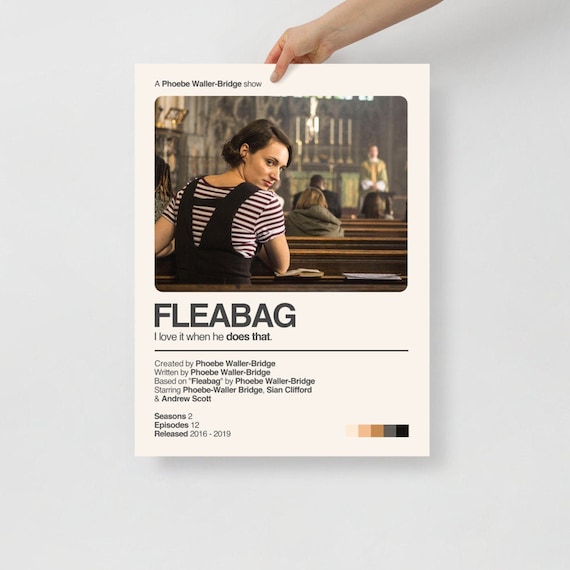 FLEABAG BBC TV Show Phoebe Waller-Bridge Comedy Drama Andrew Scott Hot  Priest Play Television Film