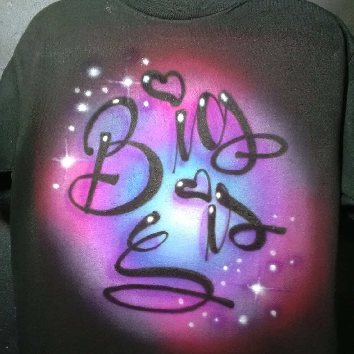 Custom Airbrush Name Shirt Shirt With My Name Spray Shirt Etsy