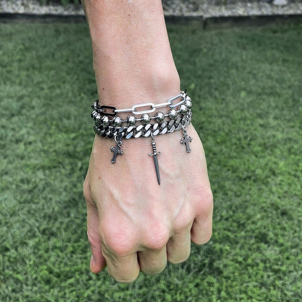 Grunge Bracelet Etsy