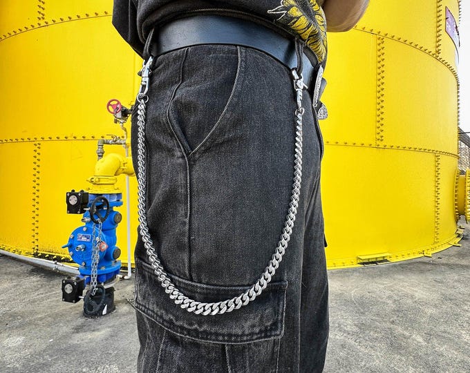 Chunky Wallet Chain, 11mm Cuban Link, 316L Stainless