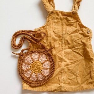 Daisy Purse | Girls Crochet Purse | Toddler Purse | Flower Purse | Crochet Purse | Toddler Accessories | Little Girl Purse | Birthday Gift