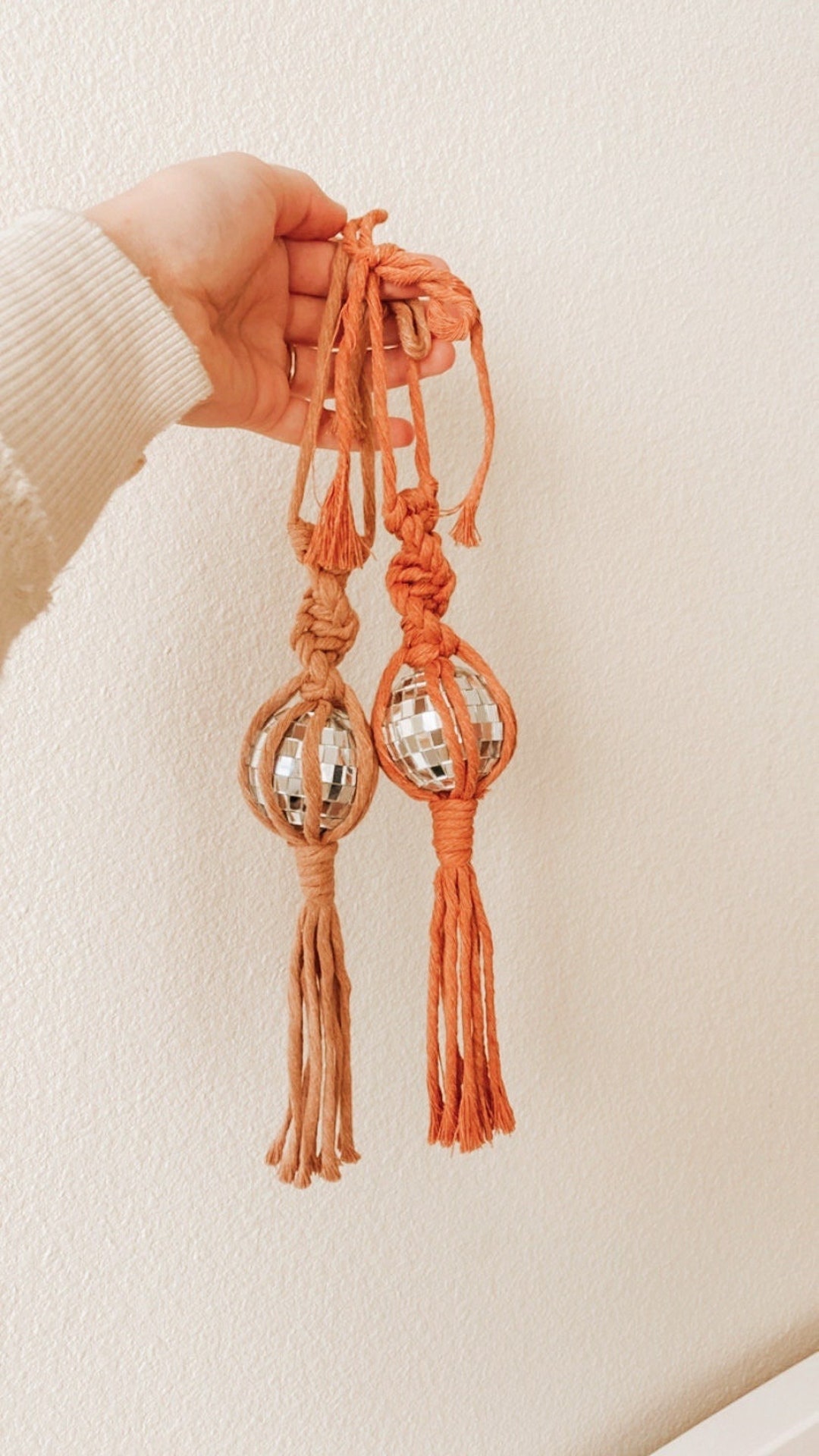 Disco Ball Car Charm Disco Ball Car Hanger Boho Car Charm Disco Ball Car Accessories Gifts for