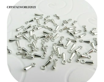 New Arrival 7MM 9MM Tear drop Extender Chain Charm Drop Ends ForJewellery Making