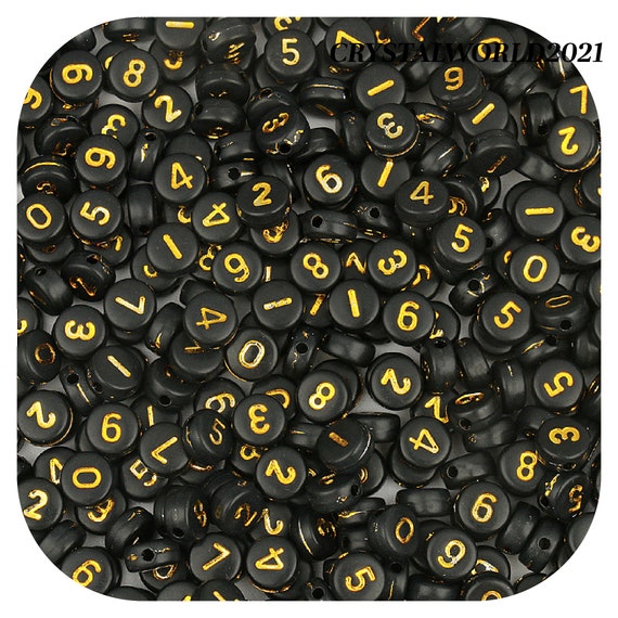 300 Acrylperlen 10 Mm – Mit 1,8 Mm Loch, 8 Farben, Für Schmuckherstellung & Basteln