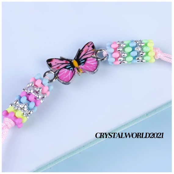 2 Unids/set Mariposa Rosa Encanto Collar Pulsera Princa Niña Conjunto De Joyería Para Hija Sobrina Mejor Regalos De Fita De Cumpleaños - AliExprs