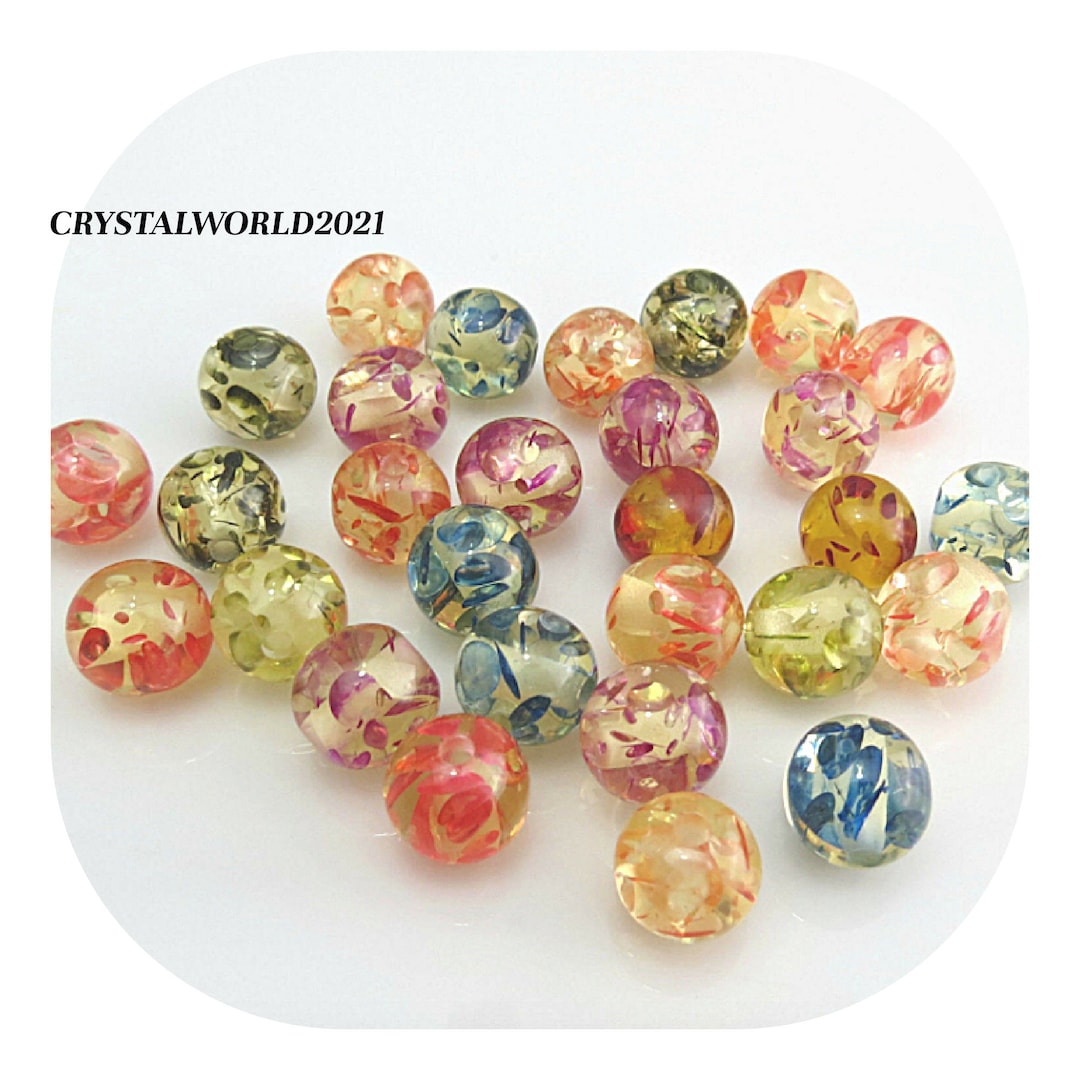 Lot De 2000 Perles à Facettes Belles Perles Acryliques Pour Bracelets