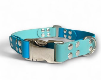 Biothane® Dog Collar - Two colours - Lagoon Variations