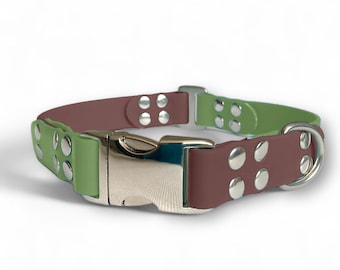 Biothane® Dog Collar - Two colours - Saddle Brown Variations