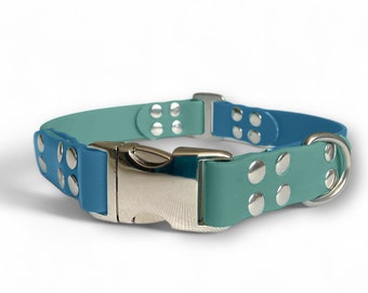 Biothane® Dog Collar - Two colours - Sage Variations