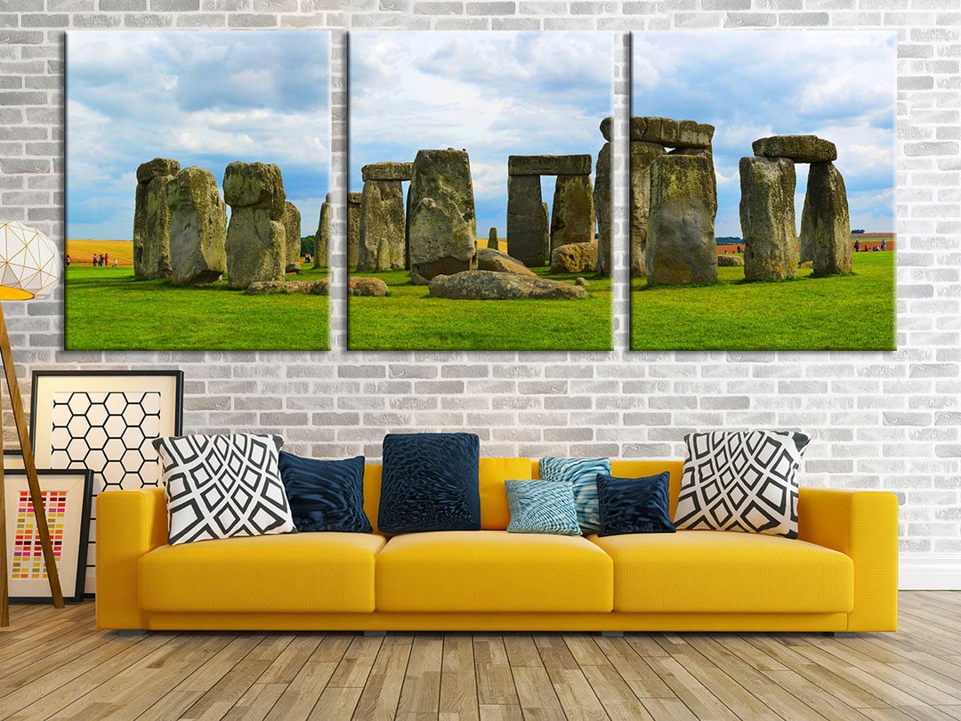 England Wall Decor Stonehenge Wall Art Print England Stonehenge Wall Art Monument Canvas Wall