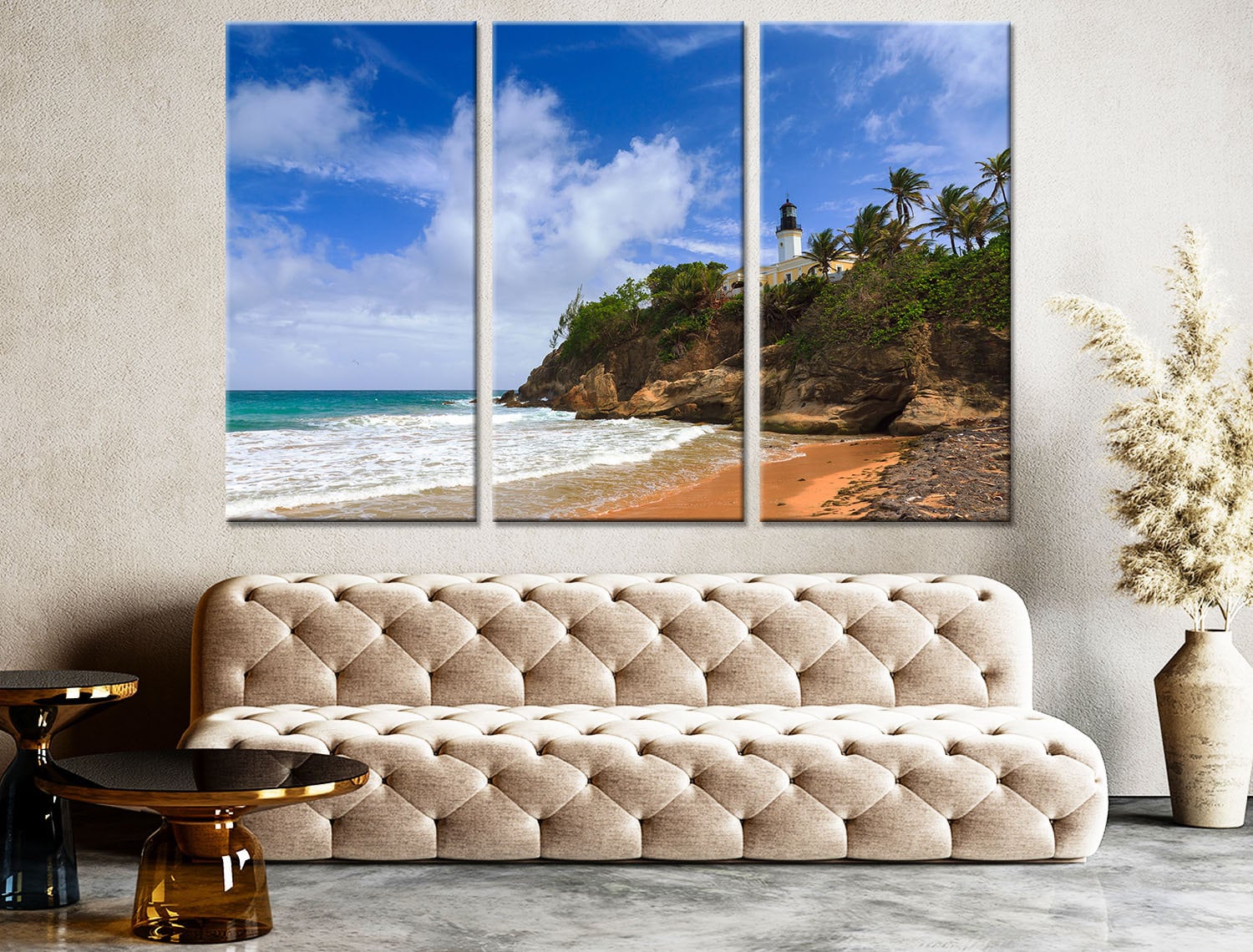 Puerto Rico Wall Art Coastal Wall Art Sets Punta Tuna Art Etsy