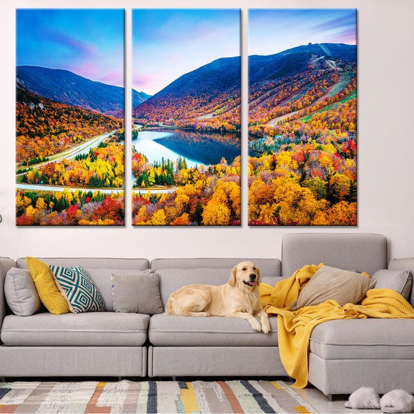 Fall Canvas Wall Art Etsy